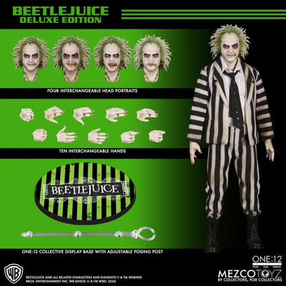 Mezco Toyz Beetlejuice Beetlejuice Deluxe One:12 Collective Action Figure