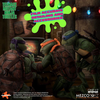Mezco Toyz Teenage Mutant Ninja Turtles (1990) ONE:12 Collective 4 Figure Box Set