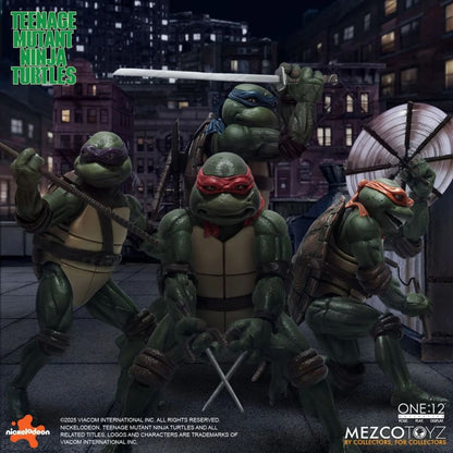 Mezco Toyz Teenage Mutant Ninja Turtles (1990) ONE:12 Collective 4 Figure Box Set