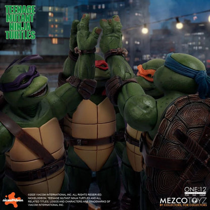 Mezco Toyz Teenage Mutant Ninja Turtles (1990) ONE:12 Collective 4 Figure Box Set