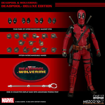 Mezco Toyz Deadpool & Wolverine Deadpool One:12 Collective Action Figure