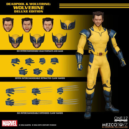 Mezco Toyz Deadpool & Wolverine Wolverine Deluxe One:12 Collective Figure