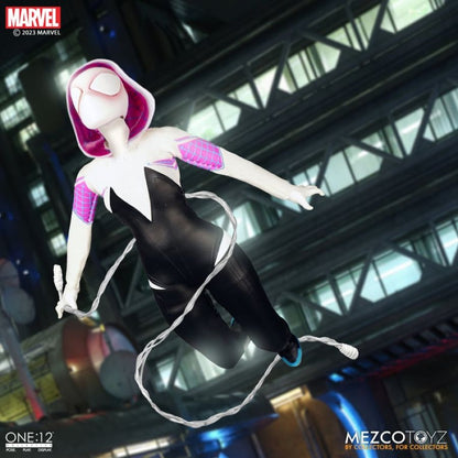 Mezco Toyz Spider Man Ghost Spider One:12 Collective Figure