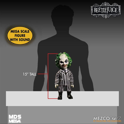 Mezco Toyz Beetlejuice 15" Mega Scale Figure