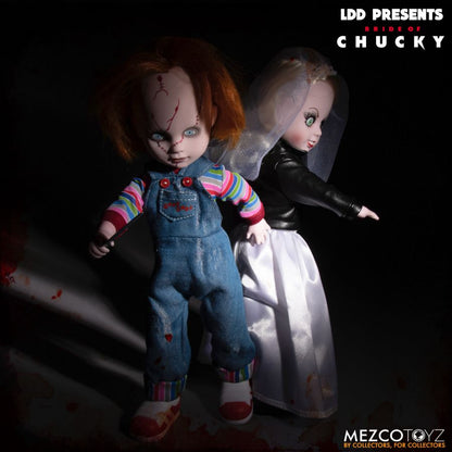 Mezco Toyz LDD Presents Chucky & Tiffany 10" Doll 2 Pack
