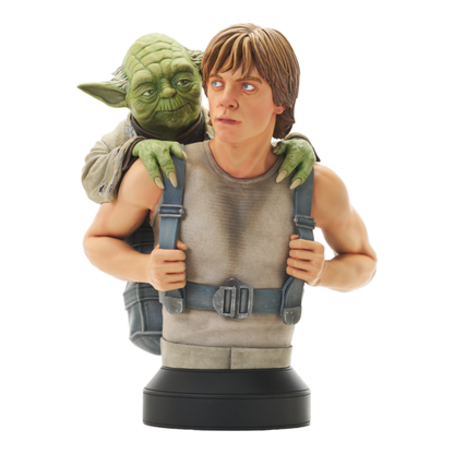 Diamond Select Toys Star Wars: The Empire Strikes Back  Luke Skywalker with Yoda 1:6 Scale Mini Bust