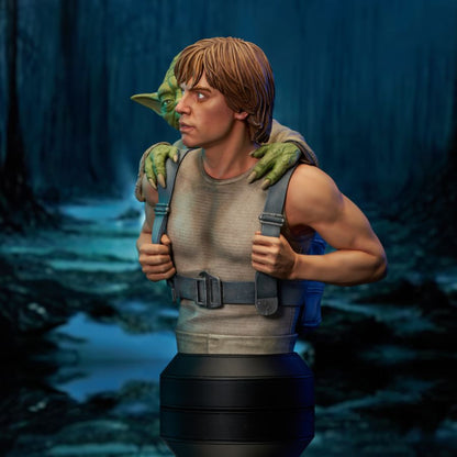 Diamond Select Toys Star Wars: The Empire Strikes Back  Luke Skywalker with Yoda 1:6 Scale Mini Bust