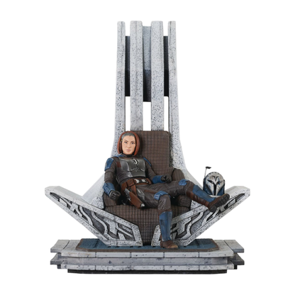 Diamond Select Toys Star Wars: Mandalorian Bo Katan on Throne Statue