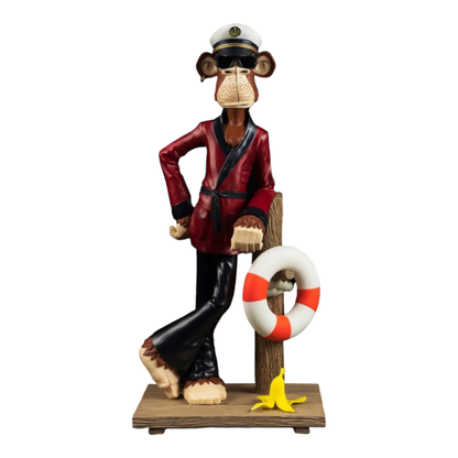 Pure Arts Bored Ape Yacht Club Bored Captain Ape 1:8 Scale Statue