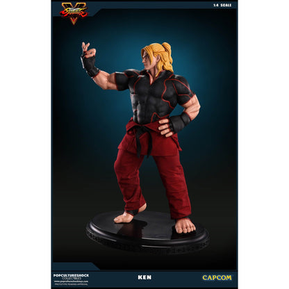 Pop Culture Shock Collectibles Street Fighter V Ken Masters 1:4 Scale Statue