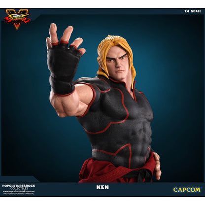 Pop Culture Shock Collectibles Street Fighter V Ken Masters 1:4 Scale Statue