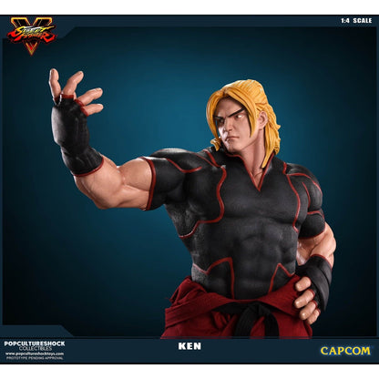 Pop Culture Shock Collectibles Street Fighter V Ken Masters 1:4 Scale Statue