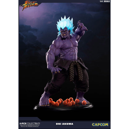 Pop Culture Shock Collectibles Street Fighter Oni Akuma 1:4 Scale Statue