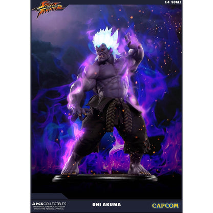 Pop Culture Shock Collectibles Street Fighter Oni Akuma 1:4 Scale Statue