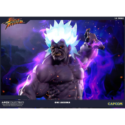 Pop Culture Shock Collectibles Street Fighter Oni Akuma 1:4 Scale Statue