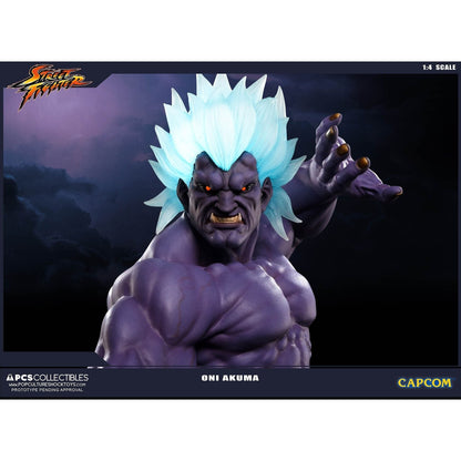 Pop Culture Shock Collectibles Street Fighter Oni Akuma 1:4 Scale Statue