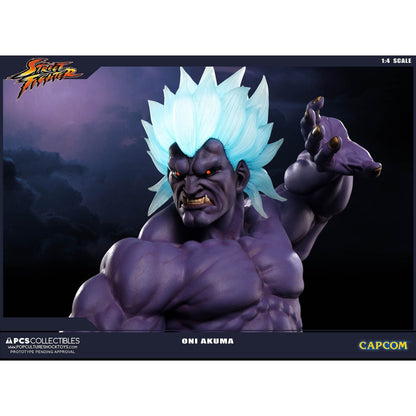 Pop Culture Shock Collectibles Street Fighter Oni Akuma 1:4 Scale Statue
