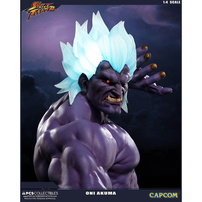 Pop Culture Shock Collectibles Street Fighter Oni Akuma 1:4 Scale Statue
