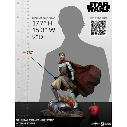 Sideshow Collectibles Star Wars General Obi Wan Mythos Statue