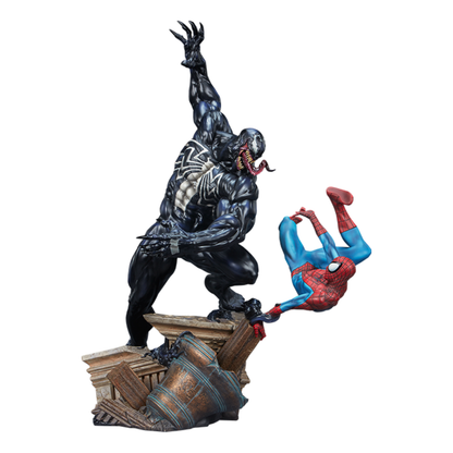 Sideshow Collectibles Marvel Comics Spider Man vs Venom Maquette