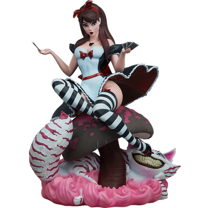 Sideshow Collectibles Fairytale Fantasies Alice in Wonderland Game of Hearts Statue