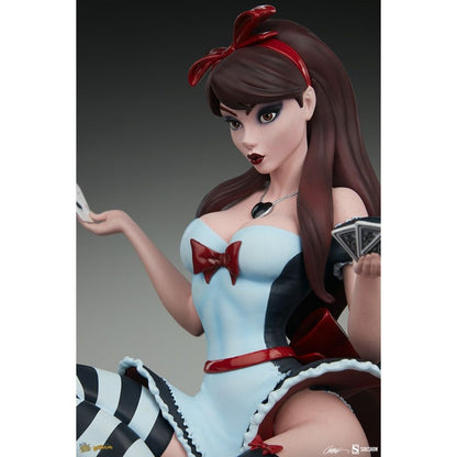 Sideshow Collectibles Fairytale Fantasies Alice in Wonderland Game of Hearts Statue