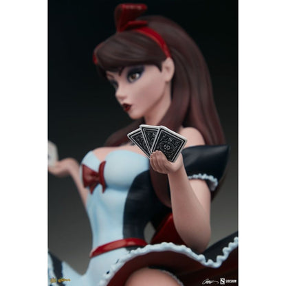 Sideshow Collectibles Fairytale Fantasies Alice in Wonderland Game of Hearts Statue
