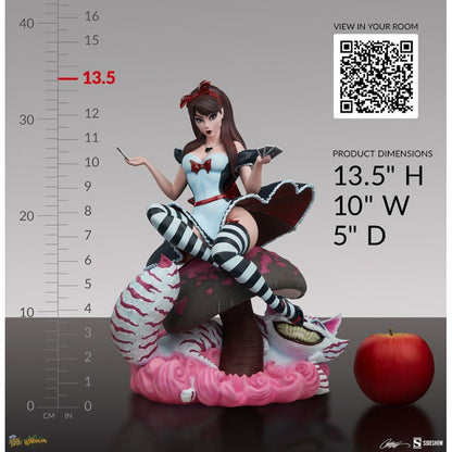 Sideshow Collectibles Fairytale Fantasies Alice in Wonderland Game of Hearts Statue