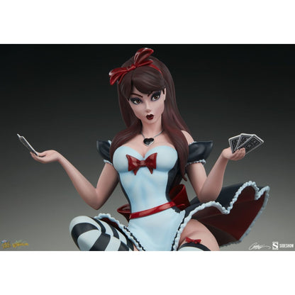 Sideshow Collectibles Fairytale Fantasies Alice in Wonderland Game of Hearts Statue