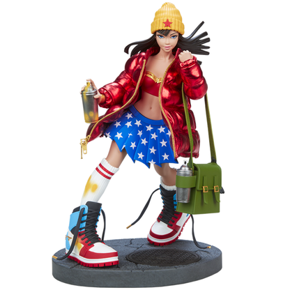 Unruly Industries DC Comics Hype Girl (Wonder Woman) Designer Statue