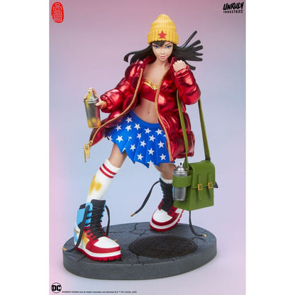 Unruly Industries DC Comics Hype Girl (Wonder Woman) Designer Statue