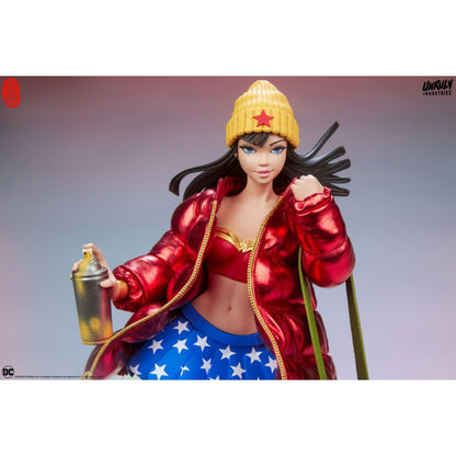 Unruly Industries DC Comics Hype Girl (Wonder Woman) Designer Statue