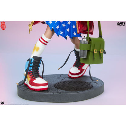 Unruly Industries DC Comics Hype Girl (Wonder Woman) Designer Statue