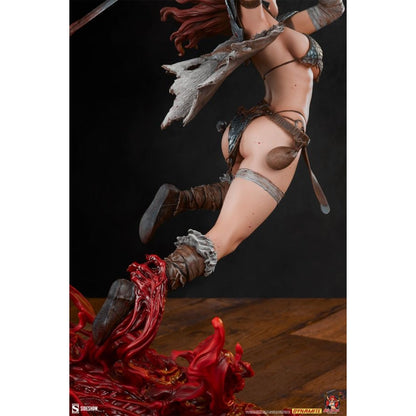 Sideshow Collectibles Red Sonja A Savage Sword Premium Format Statue