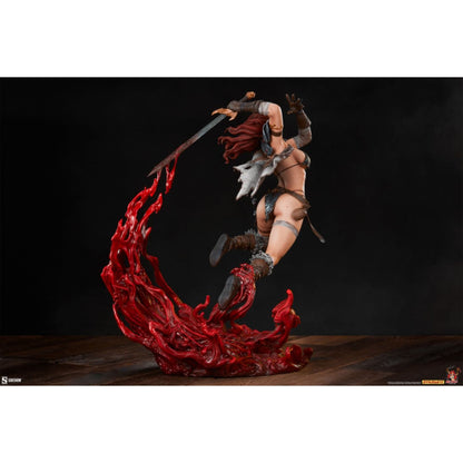 Sideshow Collectibles Red Sonja A Savage Sword Premium Format Statue