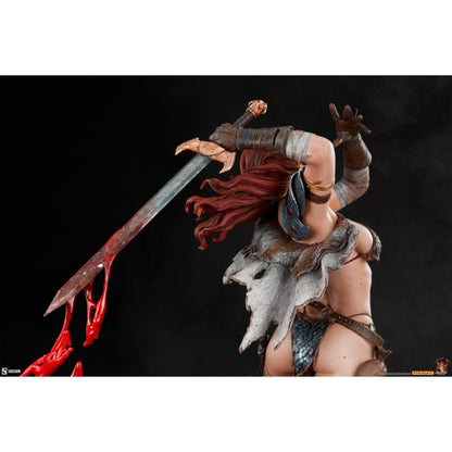 Sideshow Collectibles Red Sonja A Savage Sword Premium Format Statue