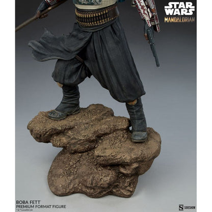 Sideshow Collectibles Star Wars: The Mandalorian Boba Fett Premium Format Statue