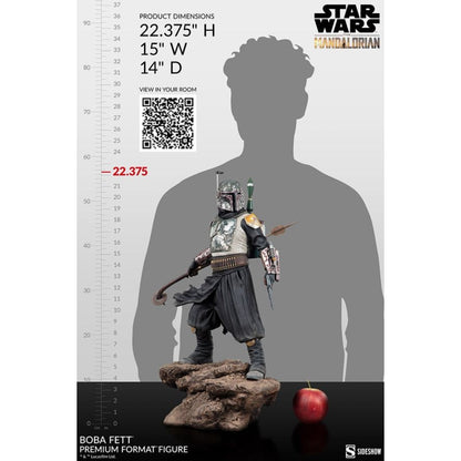 Sideshow Collectibles Star Wars: The Mandalorian Boba Fett Premium Format Statue