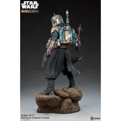 Sideshow Collectibles Star Wars: The Mandalorian Boba Fett Premium Format Statue