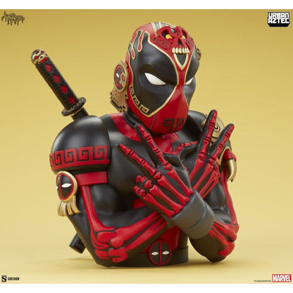Sideshow Collectibles Deadpool Aztec Designer Bust by Jesse Hernandez
