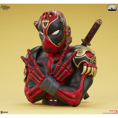Sideshow Collectibles Deadpool Aztec Designer Bust by Jesse Hernandez