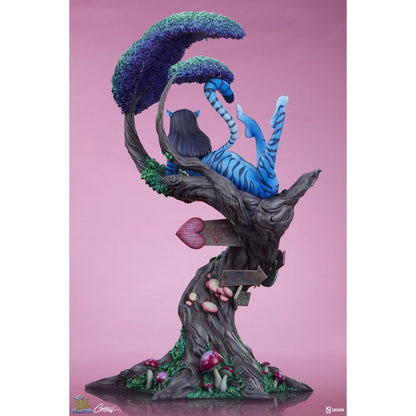 Sideshow Collectibles Fairytale Fantasies Lady Cheshire Cat Deluxe Statue