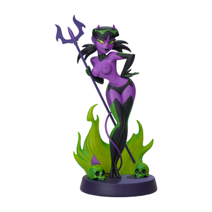 Sideshow Collectibles Shane Glines Devil Girl (Purple & Green) Statue