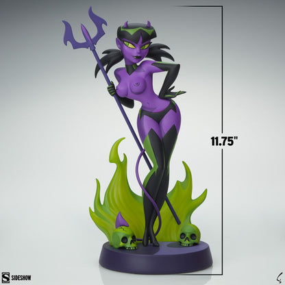 Sideshow Collectibles Shane Glines Devil Girl (Purple & Green) Statue