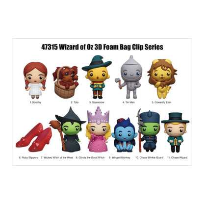 Monogram International Inc. Wizard of Oz 3D PVC Bag Clips Blind Bag (Display of 24)