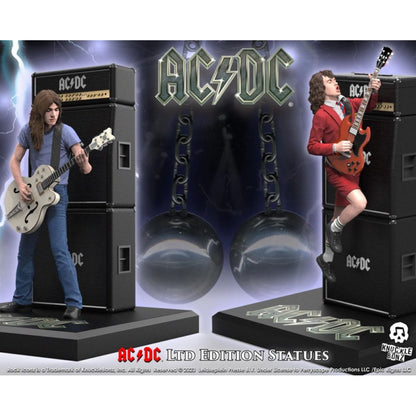 KnuckleBonz AC/DC Angus & Malcolm Young Rock Iconz 1:9 Scale Statue (Set of 2)