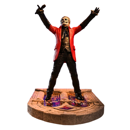 KnuckleBonz Ghost Papa Emeritus 4 (Red Jacket) Rock Iconz Statue