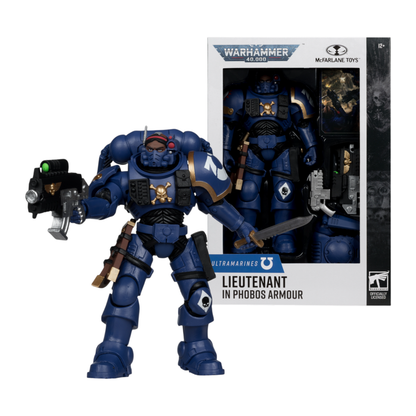 McFarlane Toys Warhammer 40,000 Lieutenant in Phobos Armor 7" Action Figure
