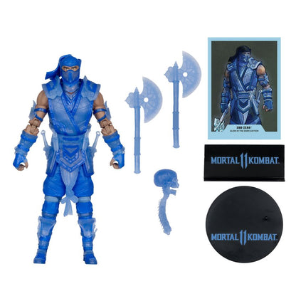 McFarlane Toys Mortal Kombat II Sub Zero (Glow in the Dark) (Gold Label) 7" Figure