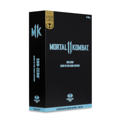 McFarlane Toys Mortal Kombat II Sub Zero (Glow in the Dark) (Gold Label) 7" Figure